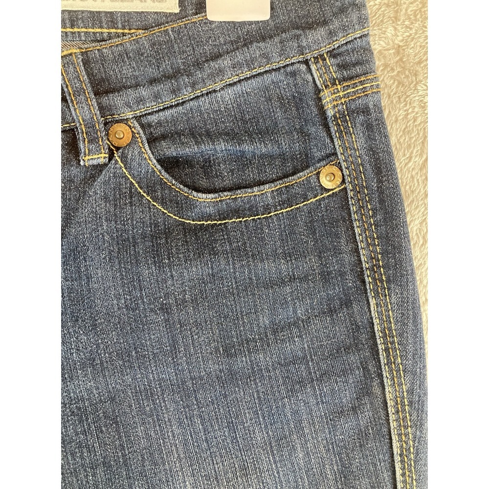 DNKY Jeans‎ Womens Size 5 Low Rise Straight Stretch Denim Blue - Picture 6 of 14